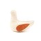 EcoMix Dove with Fabric & Wood Wings – Handcrafted Figurine & Sculptural Décor-9X4.5X7.8"